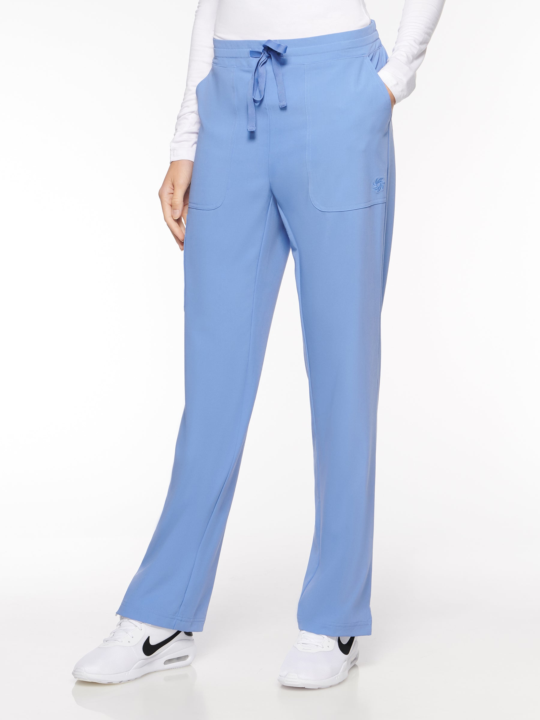 Womens Pant Classic Elastic Pant with 7 Pockets – Long (93001L) - A Plus Medical Scrubs