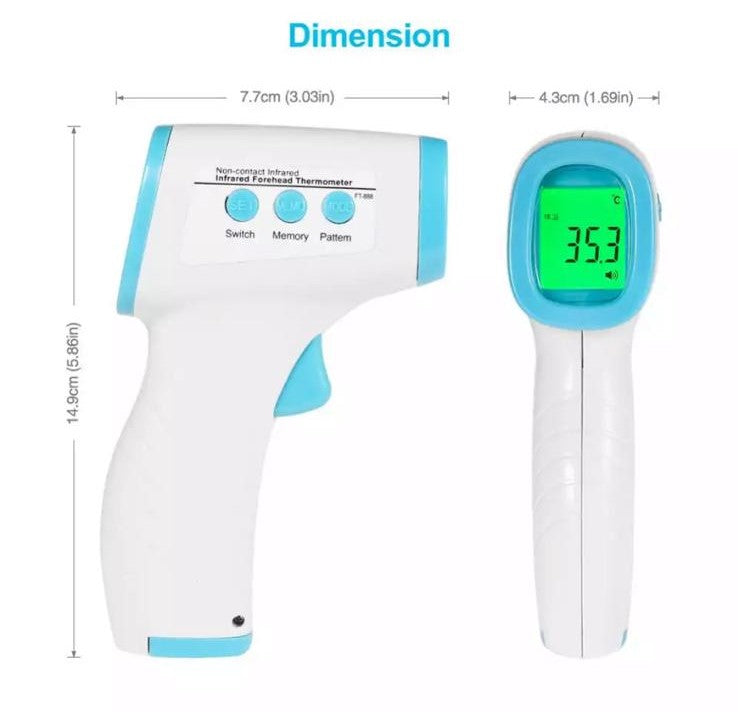 digital infrared contactless thermometer gun baby