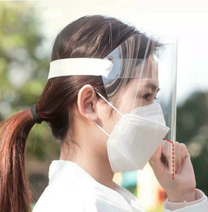 Transparent Face Shields (will ship within 24 hours) - A Plus Medical Scrubs