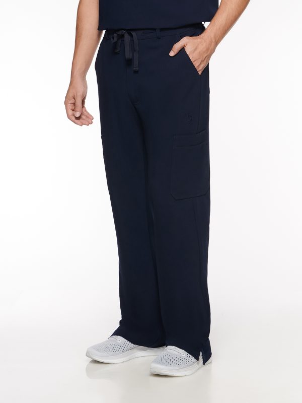 Mens / Unisex Pant French-Fly Pant with 9 Pockets (96001) - A Plus Medical Scrubs