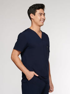 Mens / Unisex Top Classic V-Neck with 4 Pockets (95001) - A Plus Medical Scrubs