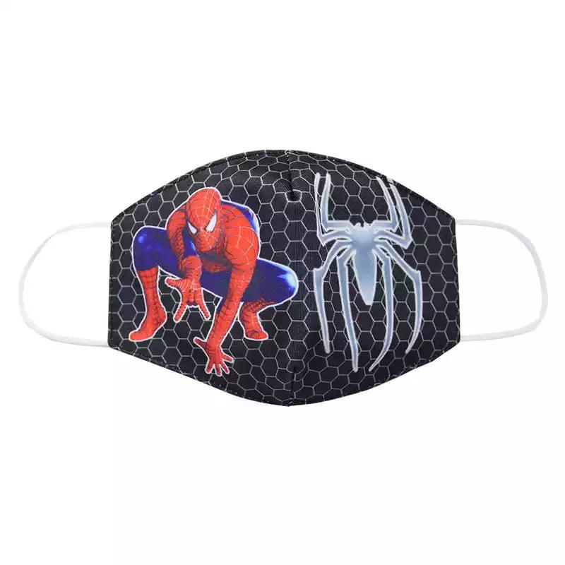 Disney Marvel Spiderman Children's Face Maks Spiderman Cotton Anti-Dust Protective Masks for boys girl toys 3-10Y